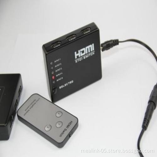 5x1 HDMI Switcher with Remote Control